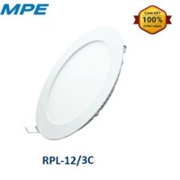 COMBO 3 CÁI - ĐÈN LED PANEL ÂM TRẦN 3 CHẾ ĐỘ MÀU MPE RPL-12/3C