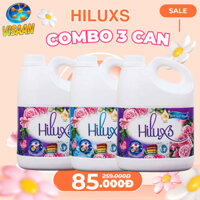 COMBO 3 can nước giặt xả cao cấp HILUXS đậm đặc, gian hàng chính hãng chỉ có ở Visaan 1700ml X3.