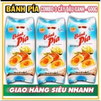 combo 3 cây bánh pía tân huê viên đặc sản sóc trăng