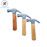 Combo 3 cây búa lùn 0.25kg cán gỗ Japan , đóng đinh và nhổ đinh