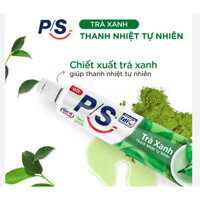 [Combo 3 cây] Kem đánh răng P/S Trà Xanh Thanh Nhiệt Tự Nhiên 230G