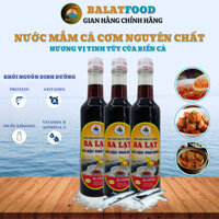 [Combo 3 Chai 500ml] Nước Mắm Cá Cơm Nguyên Chất Ba Lạt 30 Độ Đạm, Nước Mắm Chắt Truyền Thống