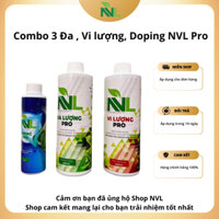 Combo 3 chai Đa lượng, Vi lượng, Doping NVL