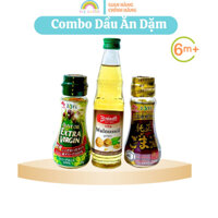 Combo 3 Chai Dầu Ăn Dặm Cho Bé: Dầu Mè, Dầu Olive, Dầu Óc Chó