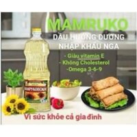 Combo 3 chai dầu ăn Hướng Dương Nga - loại 1L