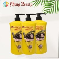 (COMBO 3) chai Dầu Gội Đầu VÀNG (LÙN) Tinh Chất Thiên Nhiên 1000ml Dưỡng Tóc Nữ Vitamin C Women .