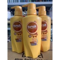 Combo 3 chai dầu gội Sunsilk Soft Smooth màu vàng thái Lan 450ml x3