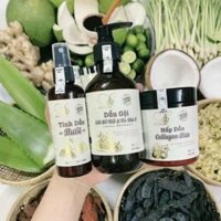 (Combo 3 Chai) Dầu Gội và Dầu Xả, Xịt Bồ Kết Hà Thủ Ô, Dừa Dr DIHI Hỗ Trợ Mọc Tóc Giảm Rụng Tóc Giúp Tóc Nhanh Dài