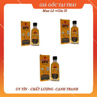 [COMBO 3 chai ] Dầu xoa bóp GPU Liniment Oil 60ml Indonesia