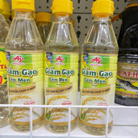 COMBO 3 CHAI GIẤM GẠO LÊN MEN LISA AJINOMOTO - loại ngon ( chai 400ml )