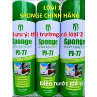 Combo 3 Chai Keo Xịt Dán Xốp Tường Đa Năng Sponge PJ77 Chuyên Dán Giấy Tường, Cách Âm, Decal...