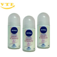 Combo 3 Chai Lăn Khử Mùi Nivea Pearl & Beauty 50ml