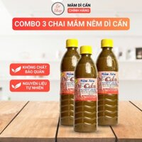 Combo 3 chai mắm nêm dì cẩn - Đặc Sản Đà Nẵng - Đặc Biệt Siêu Ngon - Siêu Rẻ - Freeship Toàn Quốc Nước Sốt Gia Vị