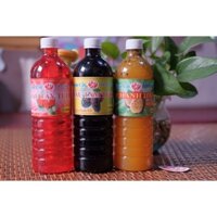 Combo 3 chai nước cốt chanh dây, dâu tây, dâu tằm .