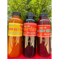 Combo 3 chai nước cốt  dâu tằm dâu tây chanh dây nt mỗi chai 425ml