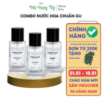 Combo 3 chai nước hoa nam BST Himalaya "Thơm chuẩn gu" Glamour, Simplicity, Sport