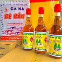 Combo 3 chai nước  mắm  Bé  Bầu  loại thượng  hạng  chai sành 500l