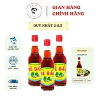 Combo 3 chai Nước mắm nhĩ cá cơm Bé Bầu Đặc biệt 500ml