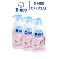 (COMBO 3 CHAI) Nước rửa bình sữa & rau quả D-nee 500ml , Nước xúc bình sữa , bình nước cho bé