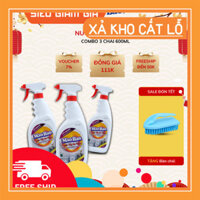 Combo 3 chai Nước tẩy đa năng Mao Bao 600ml tẩy nhà bếp, tẩy vết ố, tẩy dầu mỡ, gỉ sét trên mặt kính, gạch men, thơm mát