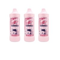 Combo 3 chai nước tẩy rửa Toilet và nhà vệ sinh Okay Pink thái lan dạng chai 960ml