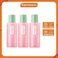 Combo 3 Chai Nước Thanh Tẩy Da Hỗn Hợp Clinique Clarifying Lotion Twice A Day Exfoliator 3 60ml - Minisize