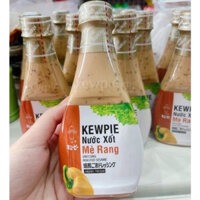 COMBO 3 CHAI NƯỚC XỐT MÈ RANG KEWPIE CAM KẾT CHÍNH HÃNG ( chai 210ml ) - ăn kem rong nho, rau salad