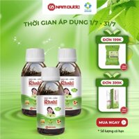 [Combo 3 chai] Siro ho cảm Ích Nhi chai 90ml hỗ trợ giải cảm, giảm ho, sổ mũi, tiêu đờm, cho trẻ nhỏ, bà bầu, cho con bú