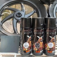 Combo 3 Chai Sơn Xịt Samurai Màu Đen Nhám 109A Chuẩn Quy Trình Độ Bền Màu Cao (Uch210 - 109a - 128a)