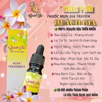 combo 3 chai thuốc trị mụn Quách Gia cam kết hiệu quả sau 7ngày sử dụng