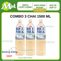 [Combo 3 chai x 1500ml] Nước gạo Hàn Quốc/ Sữa Gạo Rang Đường Ăn Kiêng OKF. Shop Mint Mint.