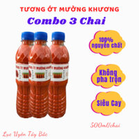 [Combo 3 chai]Tương ớt Mường Khương Nguyên Chất Siêu Cay , Thơm Nồng Đặc Biệt Cay