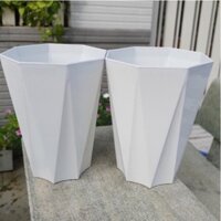 Combo 3 Chậu nhựa kim cương 40x30cm loại 1 dày, bóng, đủ size