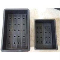 Combo 3 Chậu thông minh kèm lưới ĐỦ SIZE - Chậu nhựa trồng rau dài 68 rộng 42 cao 16cm.