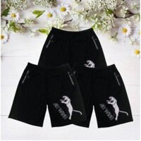 Combo 3 chiếc quần short cọp trắng, quần đùi nam thoáng mát, chất thun mềm mại co giãn