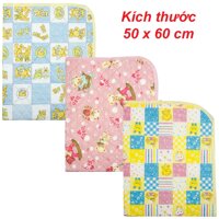 Combo 3 Chiếu chống thấm Đài Loan 50x60cm an toàn và chống thấm tuyệt đối cho bé sơ sinh 3CĐLVKS  - KIBA.shop ( miếng lót chống thấm  đồ cho trẻ sơ sinh )