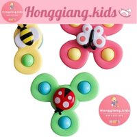 Combo 3 con quay spinner dính tường chong chóng quay vui nhộn an toàn cho bé