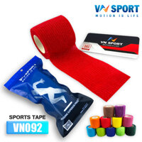 Combo 3 cuộn Băng Keo Thể Thao Tự Dính Kinesiology, Băng Keo Quấn Cổ Chân, Băng keo Quấn Cổ Tay Cho Các Bộ Môn Thể Thao VN092 - Đỏ 3 cuộn - 5cm x 4.5m