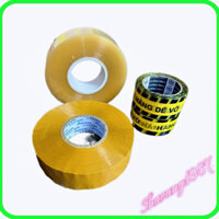 Combo 3 cuộn băng keo trong đóng hàng cuộn lớn 1kg