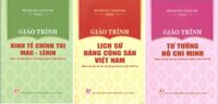 Combo 3 cuốn Giáo Trình Kinh Tế Chính Trị Mác  Lênin  Giáo Trình Lịch Sử Đảng Cộng Sản Việt Nam  Giáo Trình Tư Tưởng Hồ Chí Minh Dành Cho Bậc Đại Học Hệ Không Chuyên Lý Luận Chính Trị - Bộ mới năm 2021