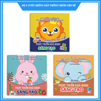 Combo 3 cuốn Miếng dán Thông minh cho bé - My First Sticker Book
