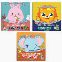 Combo 3 cuốn Miếng dán Thông minh cho bé - My First Sticker Book