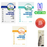 Combo 3 Cuốn Minna no Nihongo Sơ Cấp 2 Tiếng Nhật Cho Mọi Người Bản Tiếng Nhật  Bản Dịch Và Giải Thích Ngữ Pháp - Tiếng Việt  Tổng Hợp Các Bài Tập Chủ Điểm Sách Nâng Cao Trình Độ Tiếng Nhật Nhanh Nhất Cho Người Việt  Tặng Kèm Bookmark Happy Life