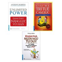 Combo 3 cuốn sách Đánh Thức Năng Lực Vô Hạn Tái Bản 2019  Giải Mã Trí Tuệ Cảm Xúc  Khám Phá Ngôn Ngữ Tư Duy Tái Bản 2019