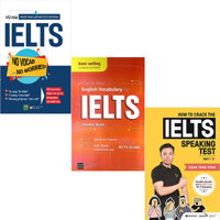 Combo 3 Cuốn Sách  No Vocab  Check Your English Vocabulary For Ielts  How To Crack The IELTS Speaking Test - Part 1