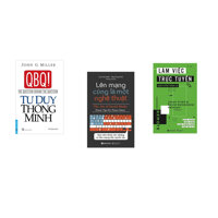 Combo 3 cuốn sách Tư Duy Thông Minh  Làm việc trực tuyến quán xuyến tương lai   Lên mạng cũng là một nghệ thuật