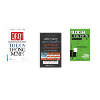 Combo 3 cuốn sách Tư Duy Thông Minh  Làm việc trực tuyến quán xuyến tương lai   Lên mạng cũng là một nghệ thuật