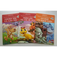 Combo 3 cuốn Thế Giới Tuyệt Vời Của Động Vật Chuột Túi Và Gấu Túi  Thằn Lằn Và Tắc Kè Hoa  Cá Mập Và Bạch Tuộc