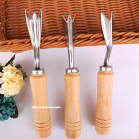 Combo 3 Dao gọt khóm thơm inox cao cấp, cắt mắt thơm, mắt dứa siêu nhanh, siêu tiện dụng, giá rẻ