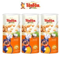 Combo 3 Đậu Phộng Nước Cốt Dừa Tân Tân 265g/lon Giòn Rụm Thơm Ngon - Ăn Vặt MogoFoods